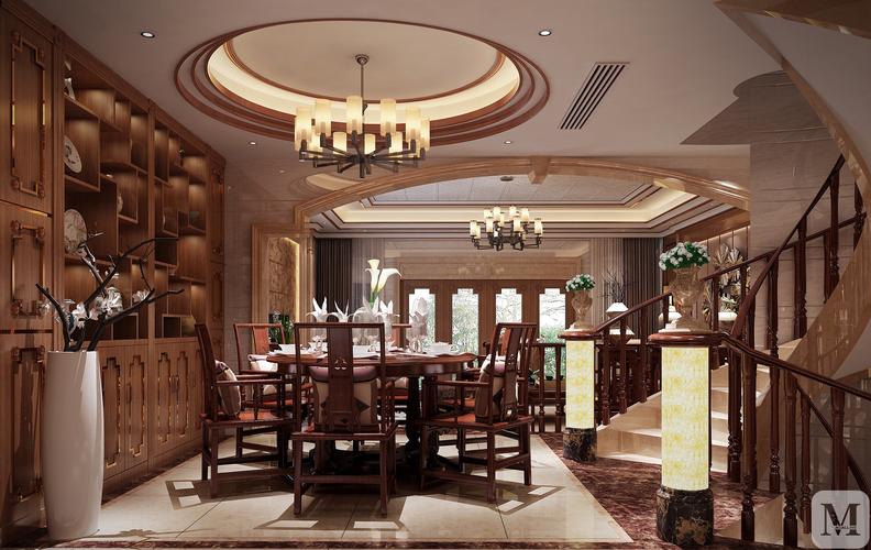 中式风格是以宫廷建筑为代表的中国古典建筑的室内装饰设计艺术风格